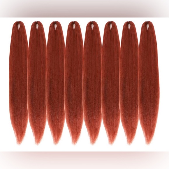 Other - NEW 22" Ginger Red Hair Extensions Synthetic hair - 8 packs